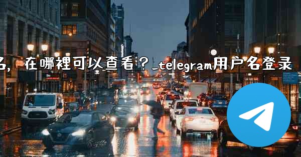 我忘記了Telegram用戶名，在哪裡可以查看？_telegram用户名登录