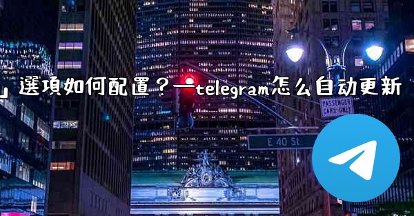 Telegram媒體自動下載規則中，「高級」選項如何配置？—telegram怎么自动更新