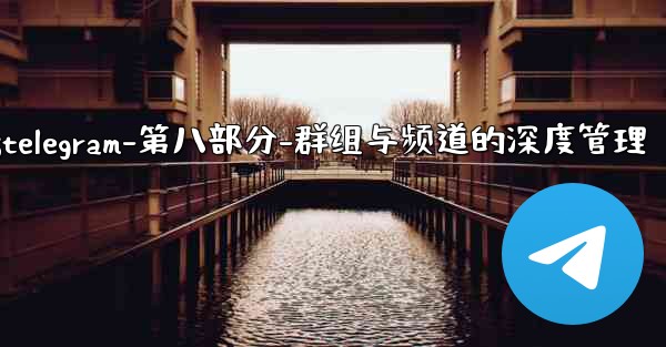 Telegram-第八部分：群組與頻道的深度管理;telegram-第八部分-群组与频道的深度管理
