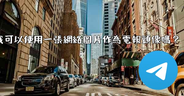 我可以使用一張網絡圖片作為電報頭像嗎？