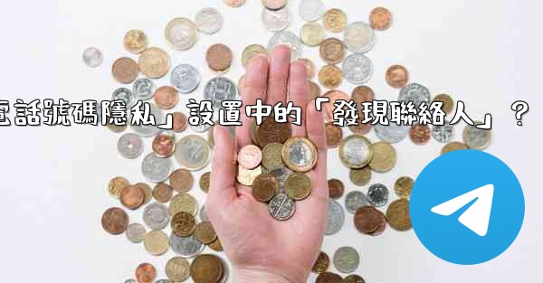 在電報使用中，什麼是「電話號碼隱私」設置中的「發現聯絡人」？