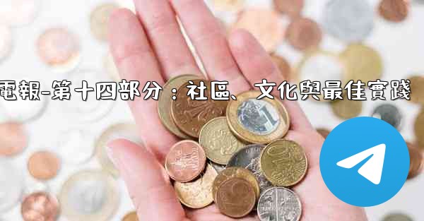 電報-第十四部分：社區、文化與最佳實踐