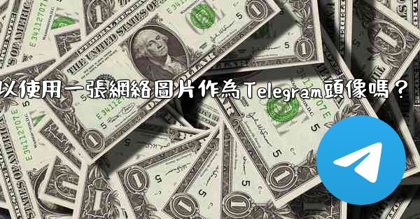 我可以使用一張網絡圖片作為Telegram頭像嗎？