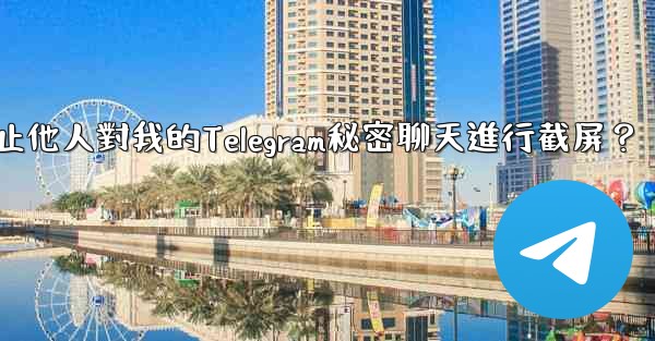 如何防止他人對我的Telegram秘密聊天進行截屏？