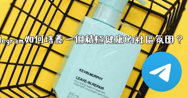 Telegram如何培養一個積極健康的社區氛圍？