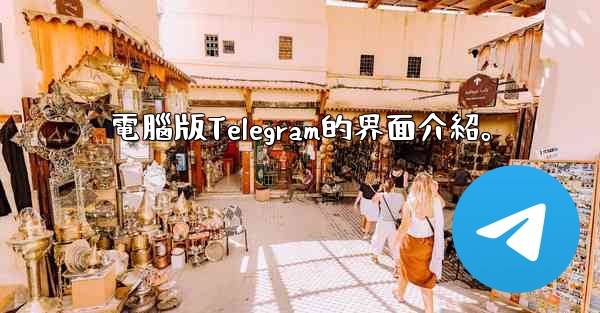 電腦版Telegram的界面介紹。