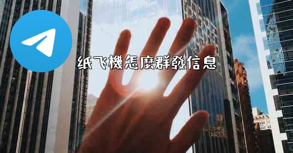 纸飞機怎麼群發信息