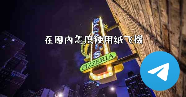 在國內怎麼使用纸飞機