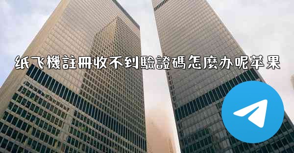 纸飞機註冊收不到驗證碼怎麼办呢苹果