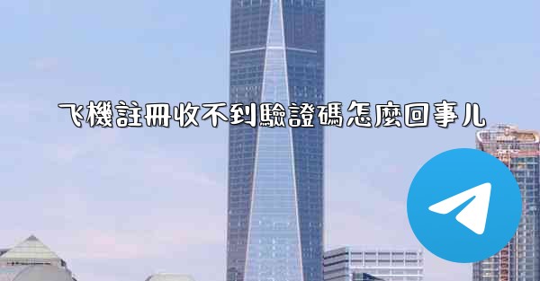 飞機註冊收不到驗證碼怎麼回事儿