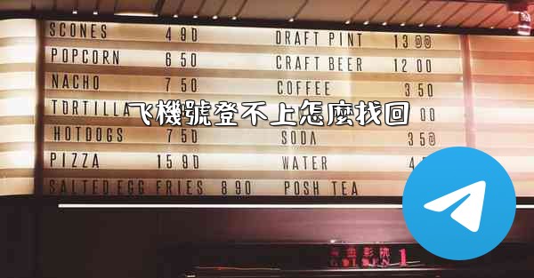 飞機號登不上怎麼找回