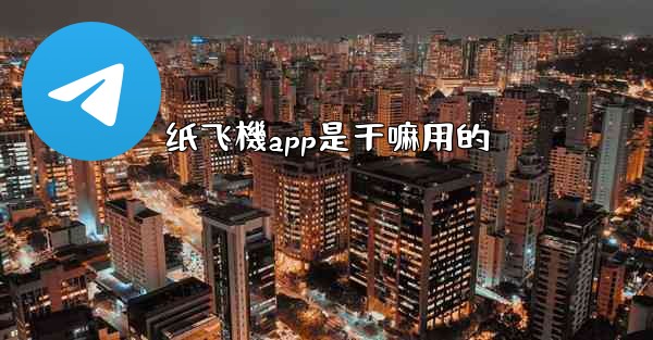纸飞機app是干嘛用的
