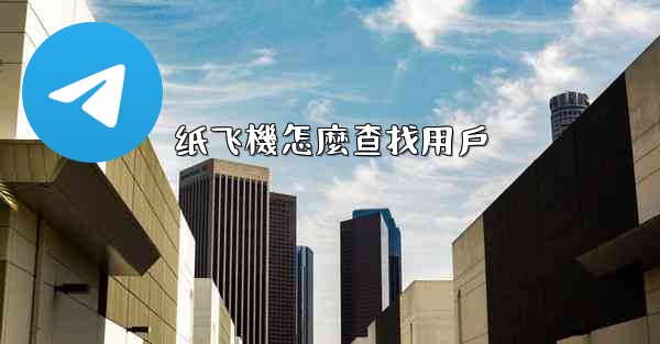 纸飞機怎麼查找用戶