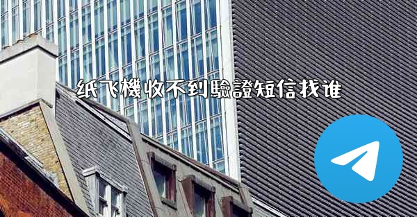 纸飞機收不到驗證短信找谁