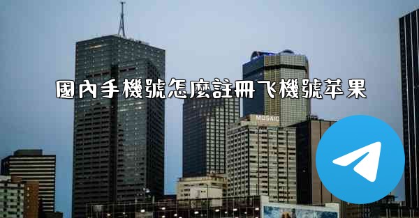 國內手機號怎麼註冊飞機號苹果