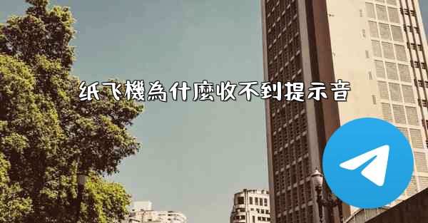 纸飞機為什麼收不到提示音