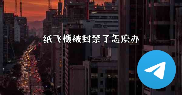 纸飞機被封禁了怎麼办