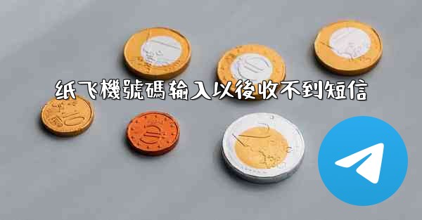 纸飞機號碼输入以後收不到短信