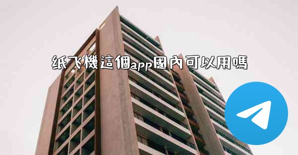 纸飞機這個app國內可以用嗎