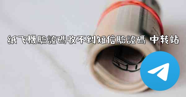 纸飞機驗證碼收不到短信驗證碼 中转站