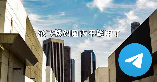 纸飞機到國內不能用了