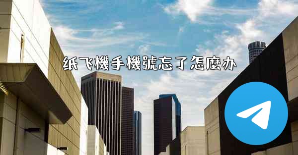 纸飞機手機號忘了怎麼办