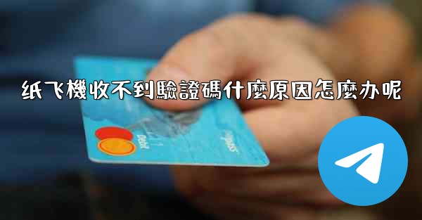 纸飞機收不到驗證碼什麼原因怎麼办呢