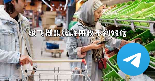 纸飞機賬號註冊收不到短信