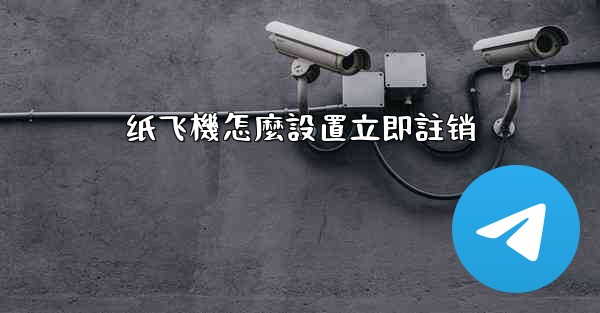 <b>纸飞機怎麼設置立即註销</b>