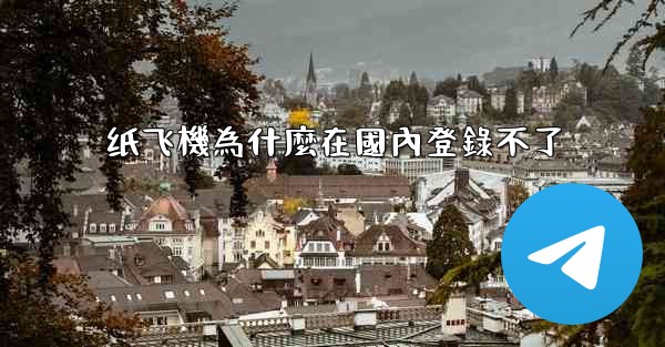 <b>纸飞機為什麼在國內登錄不了</b>