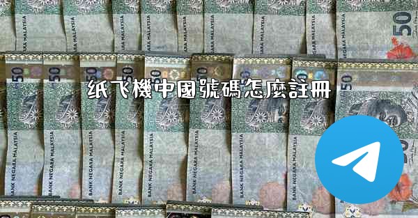 纸飞機中國號碼怎麼註冊