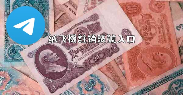 纸飞機註销賬號入口