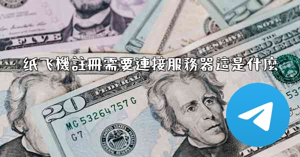 <b>纸飞機註冊需要連接服務器這是什麼</b>