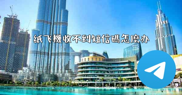 纸飞機收不到短信碼怎麼办