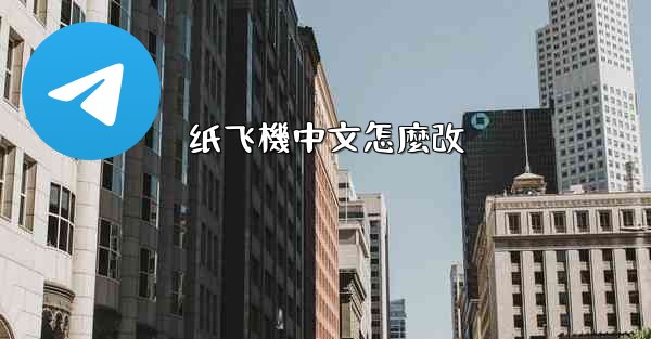 纸飞機中文怎麼改