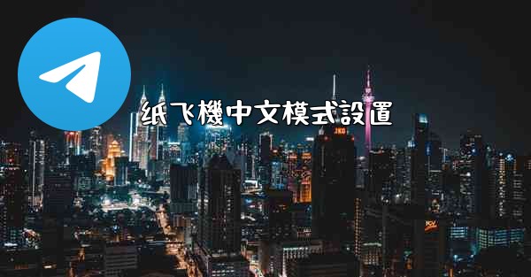 纸飞機中文模式設置