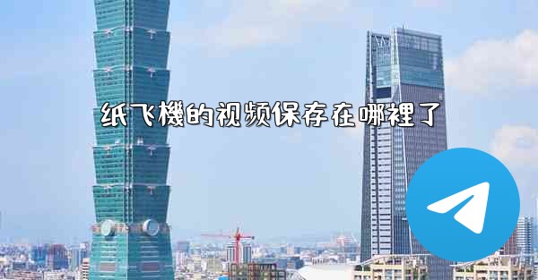 纸飞機的视频保存在哪裡了
