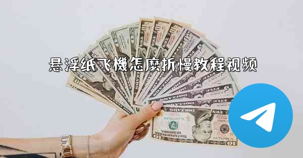 悬浮纸飞機怎麼折慢教程视频