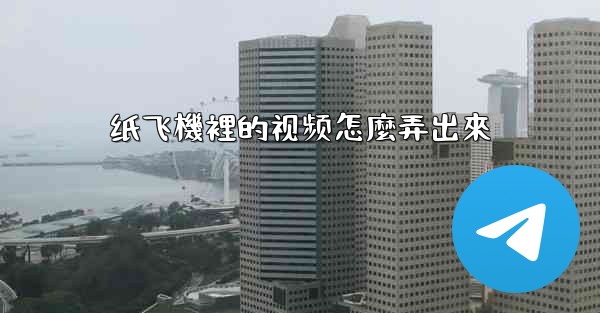 纸飞機裡的视频怎麼弄出來