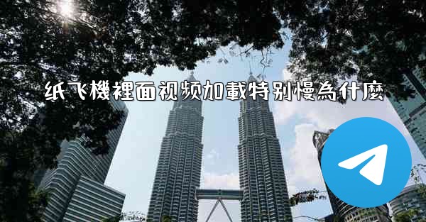 纸飞機裡面视频加載特别慢為什麼