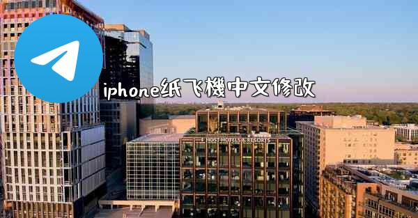 iphone纸飞機中文修改