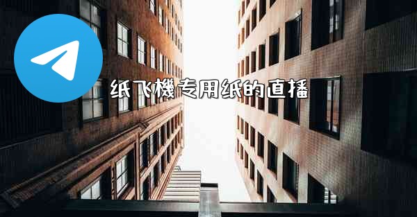 纸飞機专用纸的直播