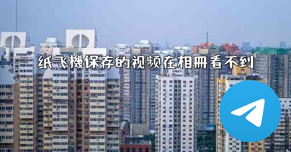 纸飞機保存的视频在相冊看不到
