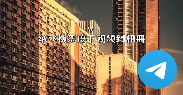 纸飞機怎麼下视频到相冊