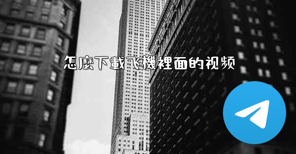 怎麼下載飞機裡面的视频