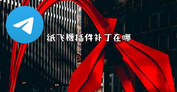 纸飞機插件补丁在哪