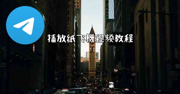 播放纸飞機视频教程
