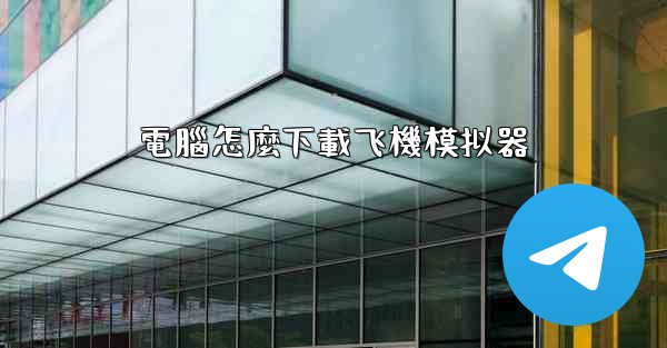 電腦怎麼下載飞機模拟器