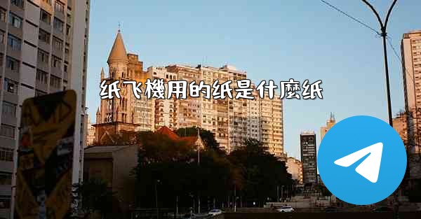 纸飞機用的纸是什麼纸