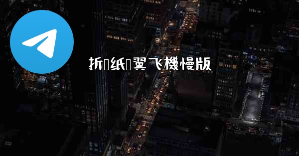 折叠纸鸭翼飞機慢版